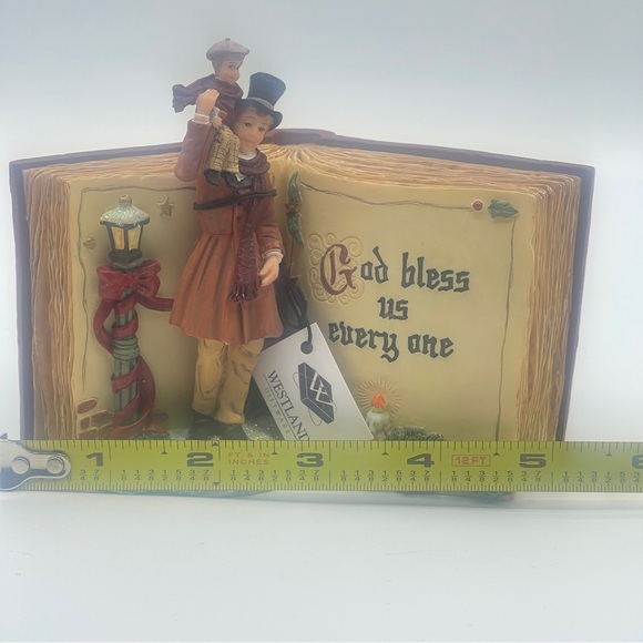 Westland Giftware Music Box Charles Dickens Heritage Christmas Carol Fig… - Picture 4 of 10
